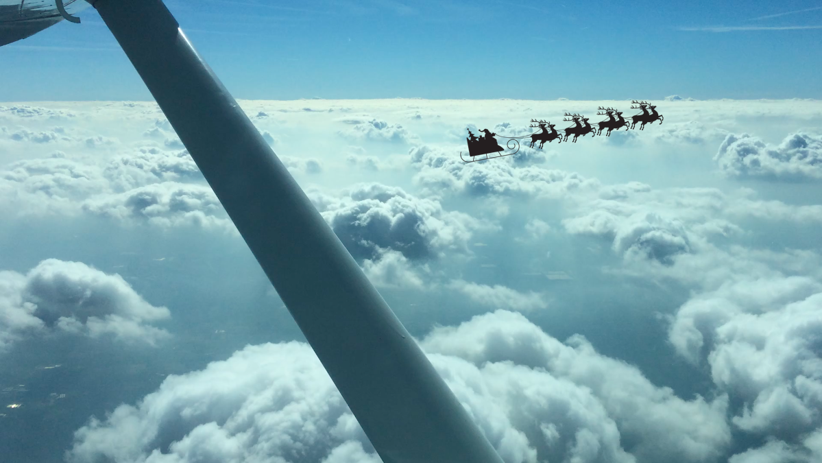 Foto: Über den Wolken zu Weihnachten